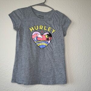 Hurley, Girls T-Shirt, Gray